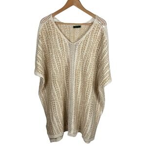 C. Wonder Christian Siriano Sweater Women's 3XL Sleeveless Linen Blend Top